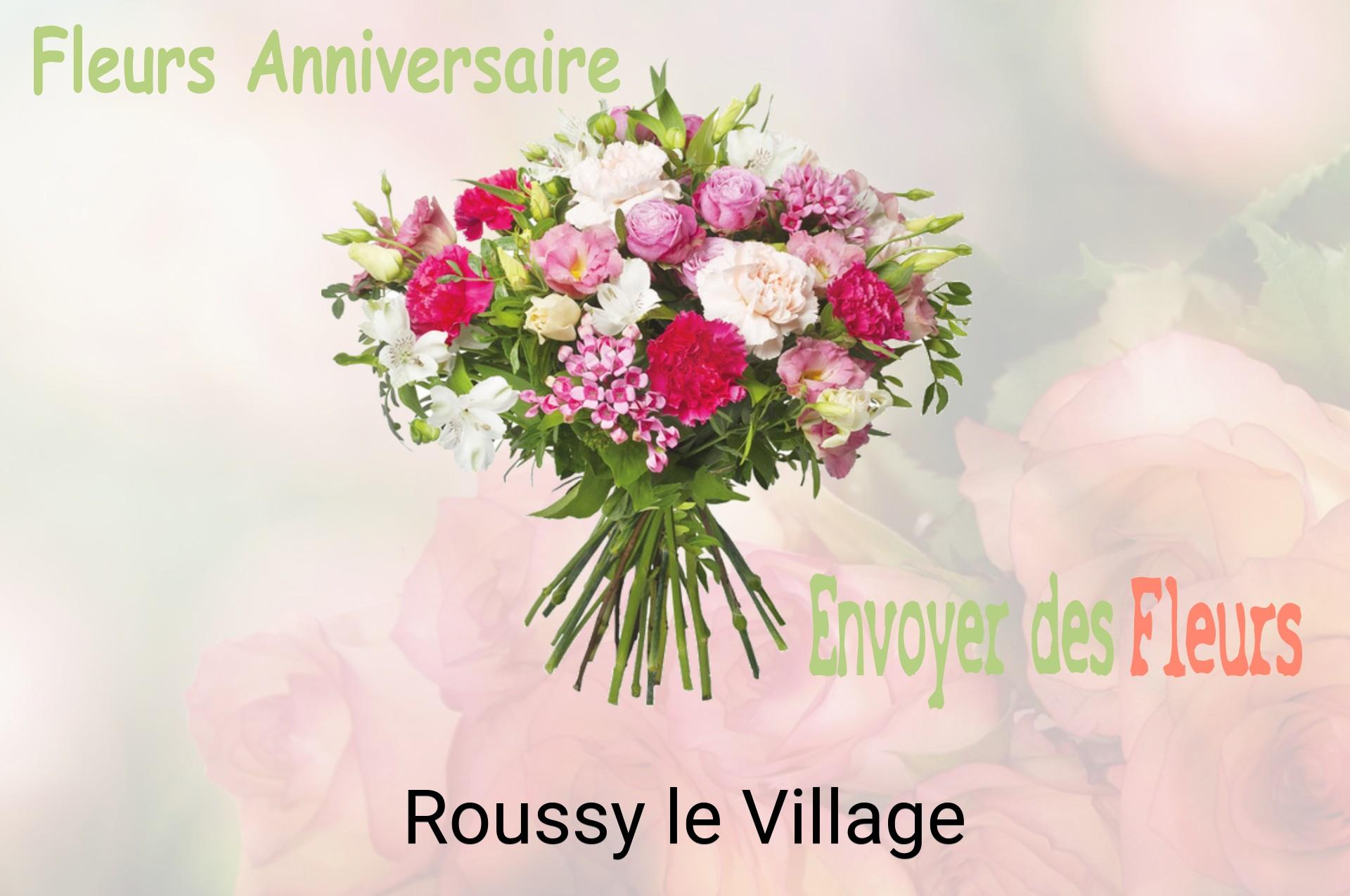 Bouquet de fleurs d’anniversaire livré à Roussy-le-Village