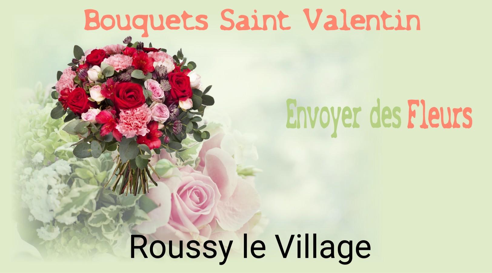 Roses de Saint-Valentin livrées à Roussy-le-Village